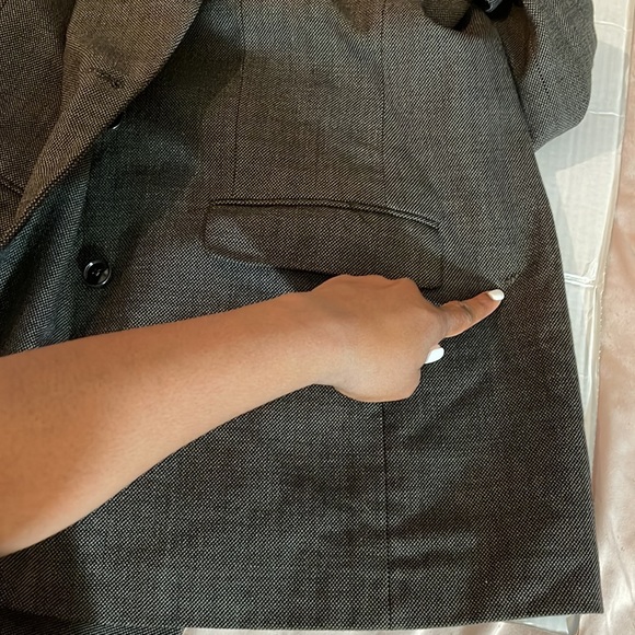 ♻️Ciero Athletic 100 Percent Pure Wool Brown Black Gray Men Blazer Jacket sz L46 - Picture 17 of 17